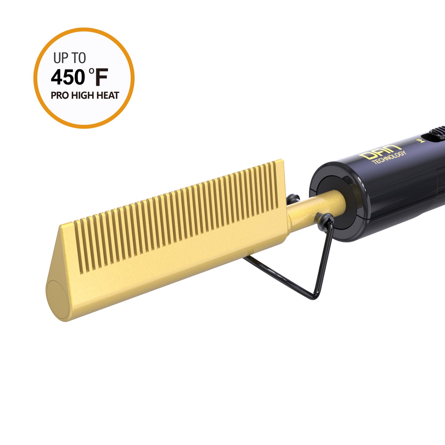 Portable Travel Beard Straightener Anti-Scald & Ceramic Press Comb