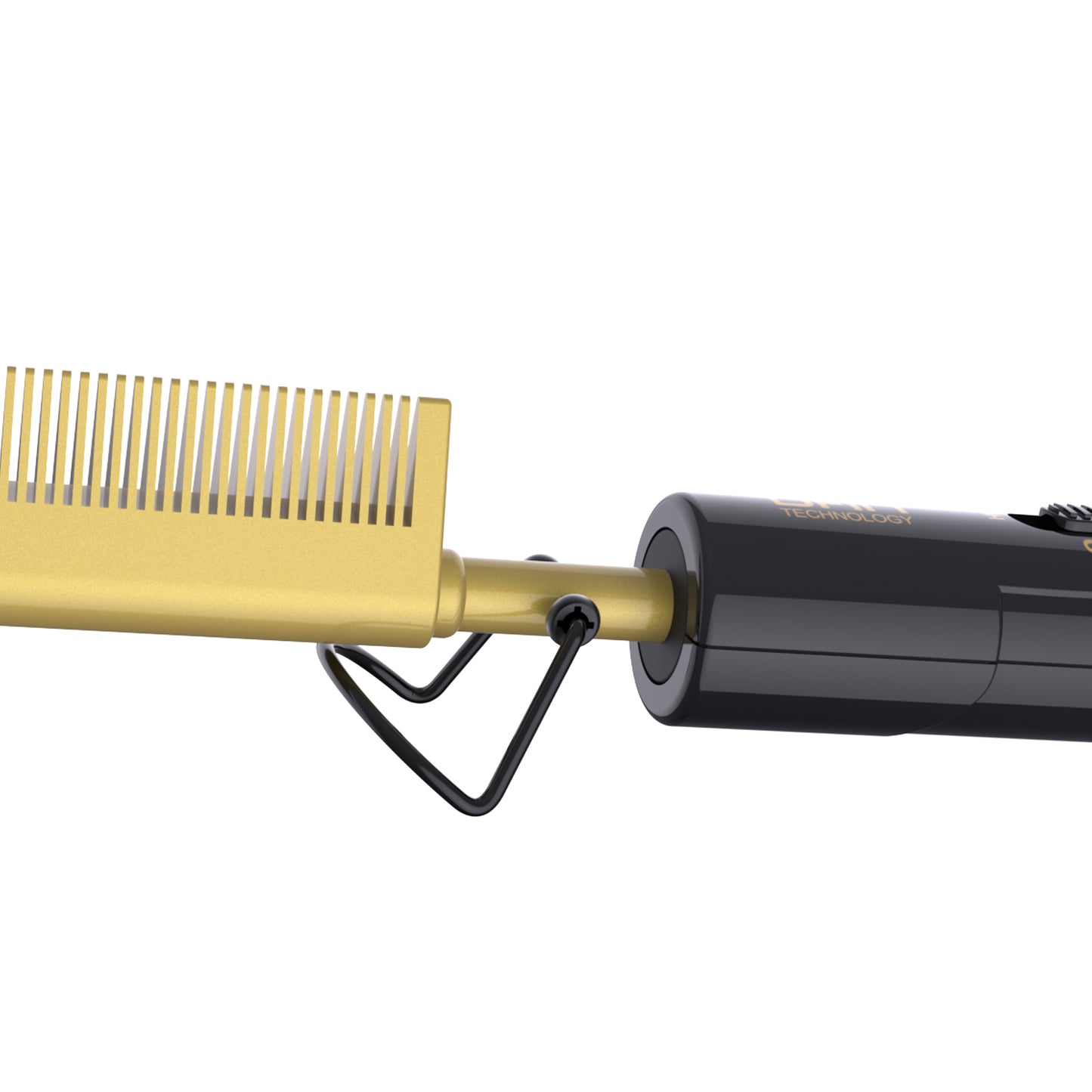 Portable Travel Beard Straightener Anti-Scald & Ceramic Press Comb
