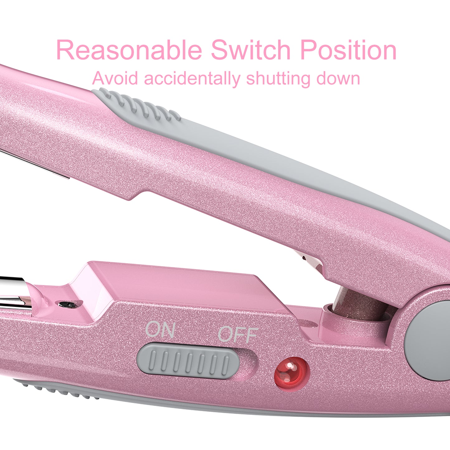 Mini flat iron,hair straightening irons,professional ceramic hair straightener.
