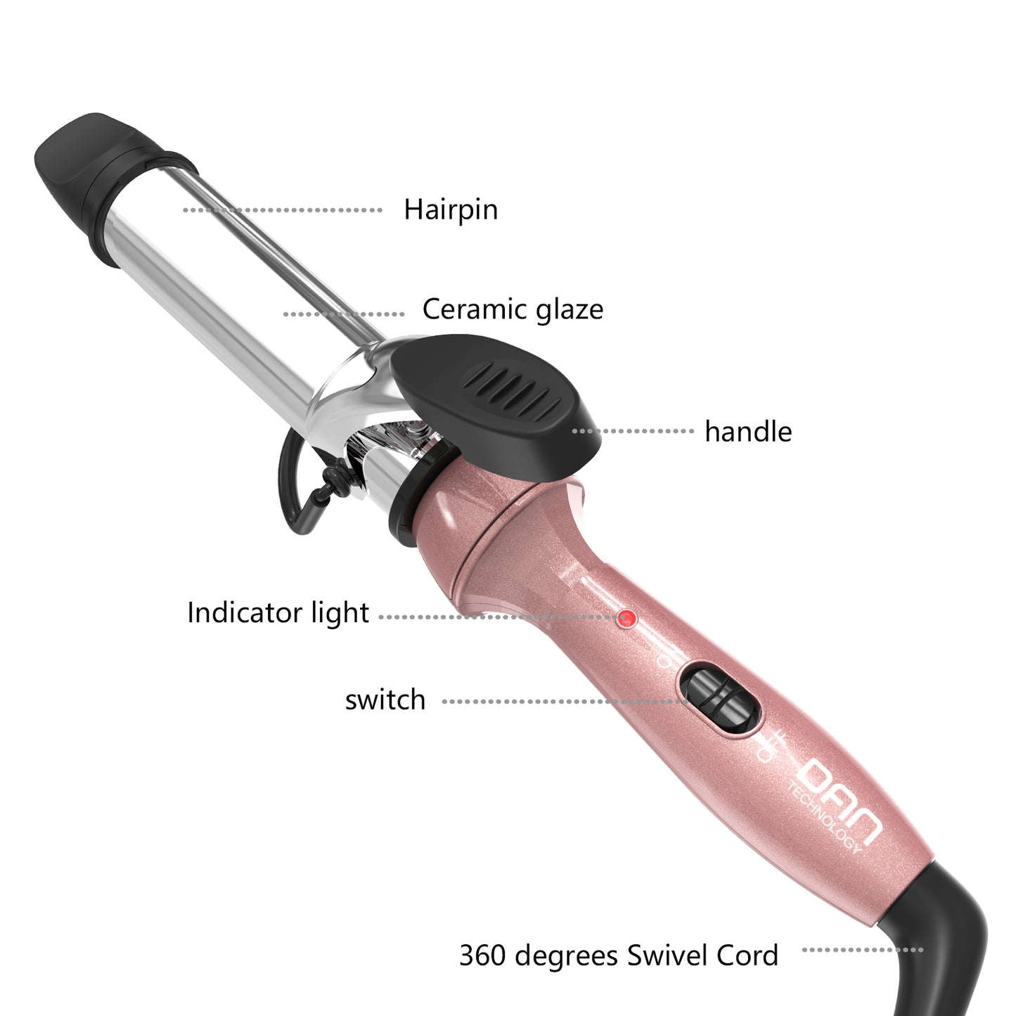 Mini curling wand,on the go curling iron,hair crimper for women.