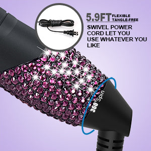 180℉-500℉ bling bling diamond electric Hot Comb