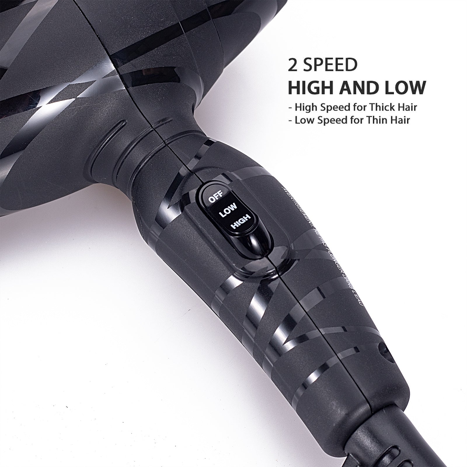 Portable Mini Blow Dryer with Concentrator&Diffuser, Fast Drying Quiet for Women and Kids