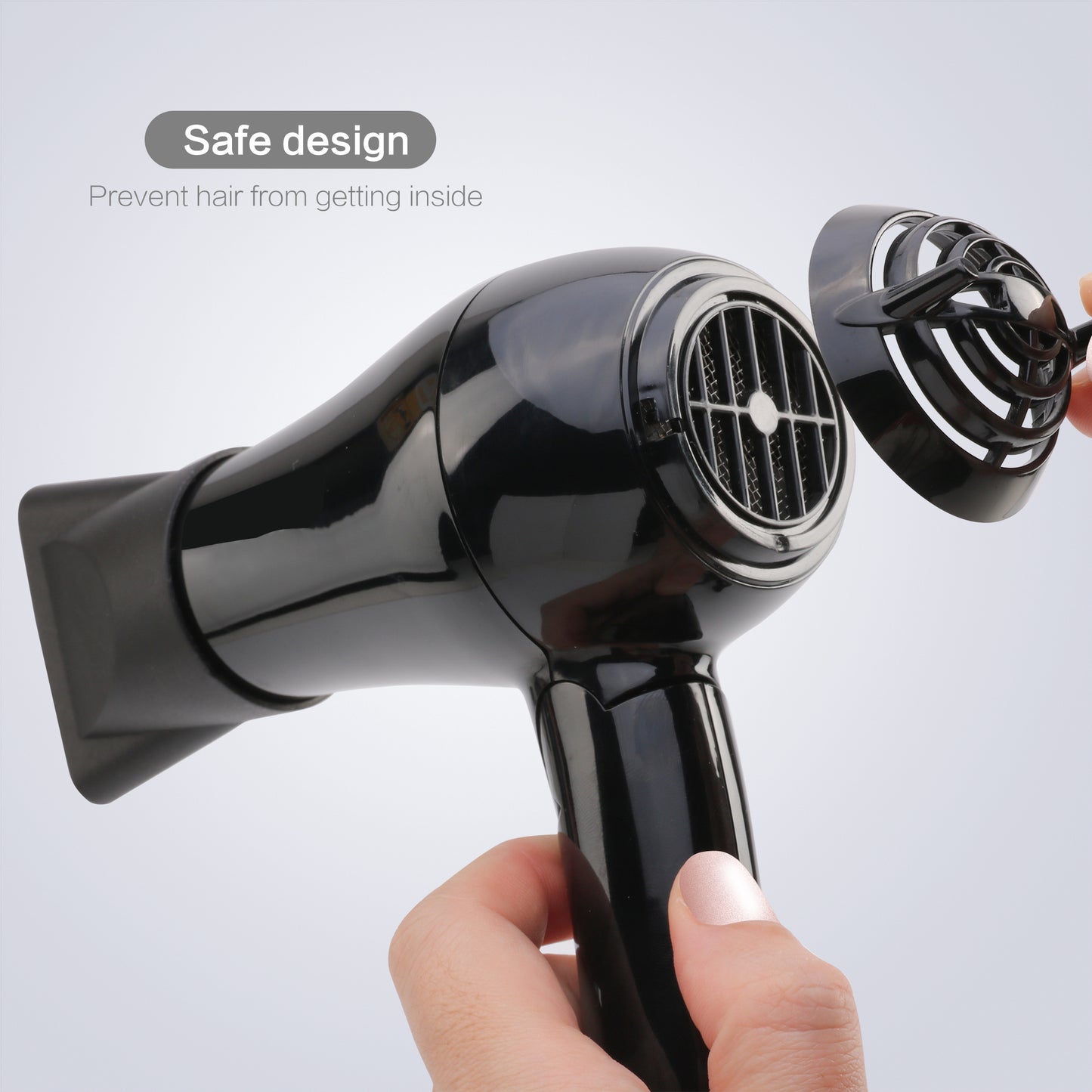 1200w Travel Hair Dryer,Folding Handle Lightweight,Fast Drying for Women