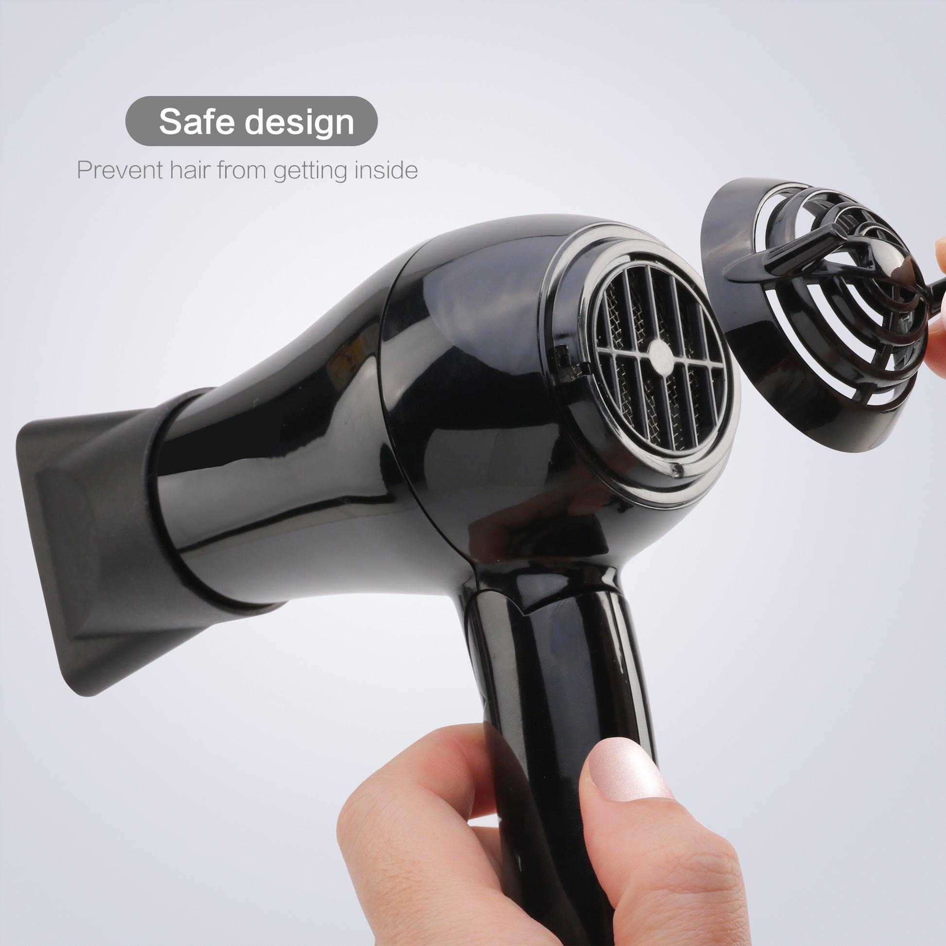 1200w Travel Hair Dryer,Folding Handle Lightweight,Fast Drying for Women