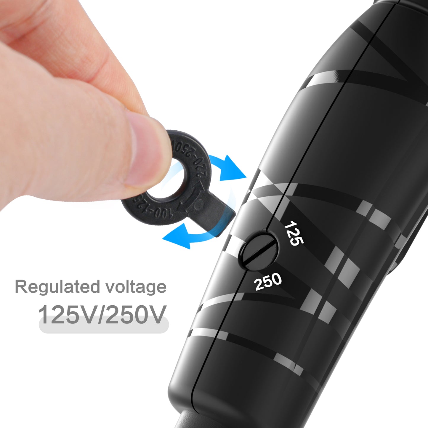Portable Mini Blow Dryer with Concentrator&Diffuser, Fast Drying Quiet for Women and Kids