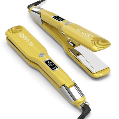 Ion Flat Iron Hair Straightener and Curler 2 in 1, 1.5 Inch Hair Straightener with Heat Up Quickly & Auto Shut-Off