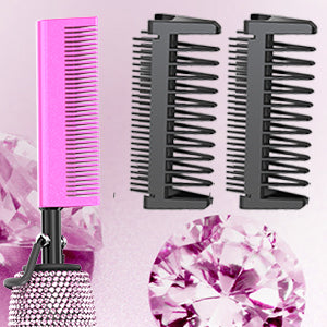 180℉-500℉ bling bling diamond electric Hot Comb