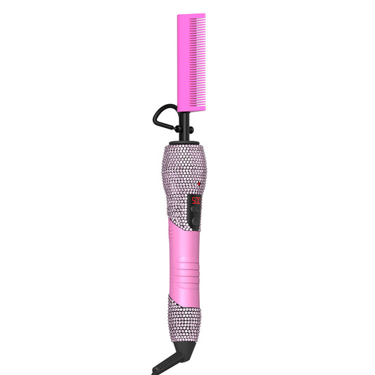 180℉-500℉ bling bling diamond electric Hot Comb