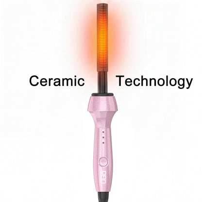 DAN Technology 500℉ hot Comb,Electric Hot Comb,Dual Voltage Pressing Comb, hot Comb Straightener for Wigs,Hot Comb for Black Hair, Temperatures Adjustable,60 Min Auto Shut Off, (Pink)