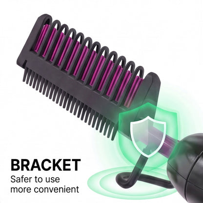 200℉-500℉ high Heat Hot Comb for Black hair ,Ceramic hot Comb,  Temperature Adjustable, 60 min Shut Off, for Wigs, Electric straightening Comb for Black Hair