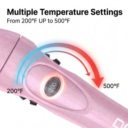 500 Degree hot comb for Natural Black Hair,  Ceramic Heat Comb with 60 min Shut Off, Plug in Electric Straightener for Wigs, Temperature Adjustable pressing comb  Pink