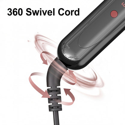 DAN 1.5 inch Thermal Brush,Non-Blowing Heated Brush,Dual Voltage Curling Brush,Dual PTC Fast Style Curling Brush,Makes Hair Shinier & Smoother,Black