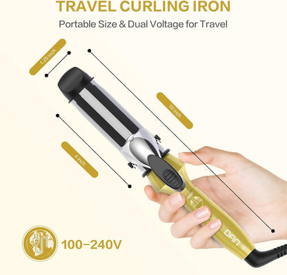 DAN Mini 1 1/4 Inch Curling Iron for Short Hair
