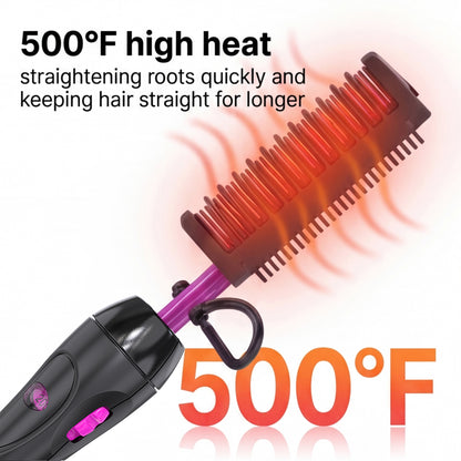 200℉-500℉ high Heat Hot Comb for Black hair ,Ceramic hot Comb,  Temperature Adjustable, 60 min Shut Off, for Wigs, Electric straightening Comb for Black Hair