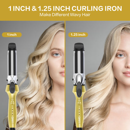 1 Inch Curling Iron Professional Titanium Barrel Hair Curler