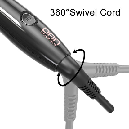 DAN Technology hot Comb Straightener,500℉ Plug in Hot Comb,hot Comb for Wigs,Heat Comb for Black Hair,Dual Voltage Electric hotComb, Temperatures Adjustable,60 Min Auto Shut Off, (Rose Gold)