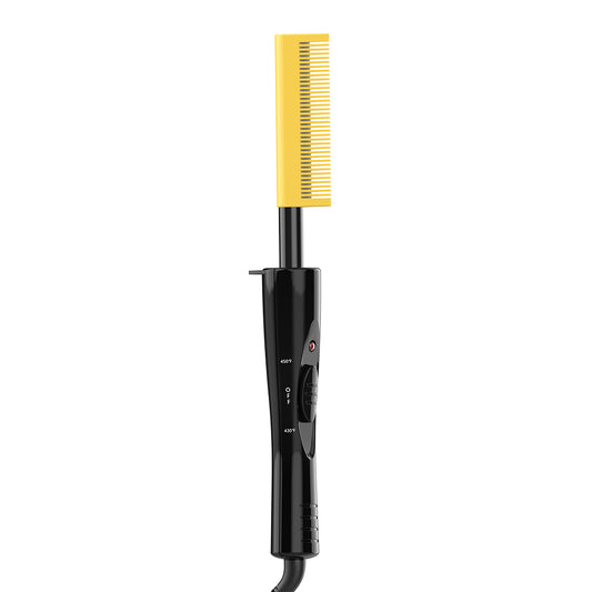 DAN electric 450°F Hot Comb for black hair,hot comb for wigs,Dual Voltage PressingComb,Fast Heating Ceramic Hot Comb,straightening combs for Lace Front Wigs and Natural Black Hair