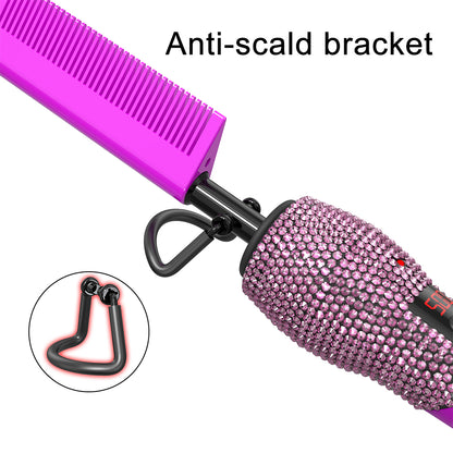 180℉-500℉ bling bling diamond electric Hot Comb