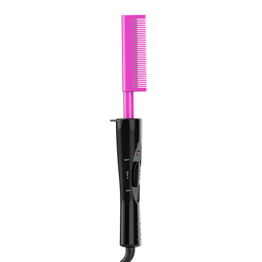 DAN Dual Voltage hot Comb,450°F Hot Comb for Wigs, Ceramic HotComb for Black Hair,Electric Pressing Comb for Natural Black Hair, Fast Heating straightening Comb for Lace Front Wigs